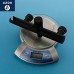 Azos Bidet Faucet Pressurized Sprinkler Head Brass Black Cold and Hot Switch Single Function Mop Pond Wash Toilet Round PJPQR011B - B07D1YQTZZ